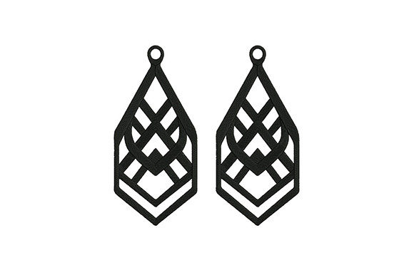 Big Dangle Earrings Embroidery Design Review