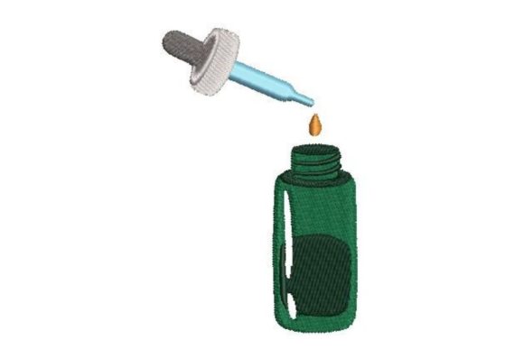 Essential Oil: A Thoughtful Embroidery Design for Calm, Crafted Appeal