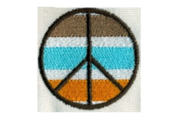 Hippie Striped Peace