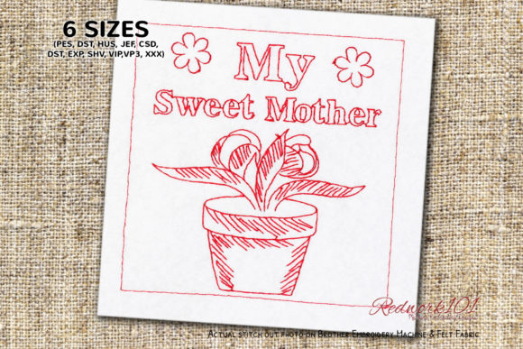 My Sweet Mother Bluework