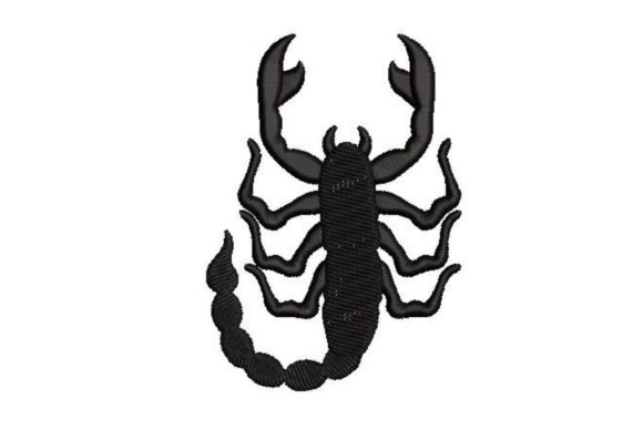 Scorpio Zodiac Sign Embroidery Design