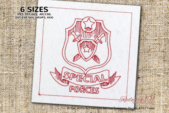Special Forces Lineart Design