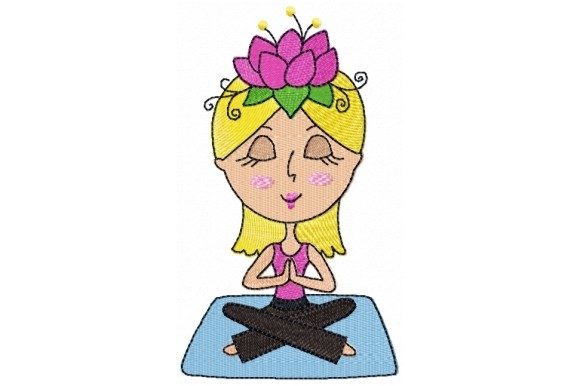 Yoga Toodle: A Calm, Charming Embroidery Design for Meaningful Gifts